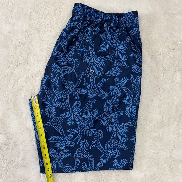 St.John’s,Bay, Size 2XLT,Men's Blue Floral Swim Shorts - Picture 15 of 16